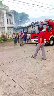 ဇလွန်မြို့နယ်က Honda ဆိုင်ကယ်အရောင်းပြခန်း မီးလောင်မှု ရုပ်သံ
