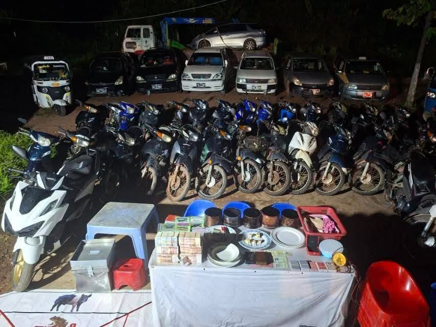 လိုင်းကြေးပေးပြီး နှစ်ရှည်လုပ်ကိုင်နေတဲ့ ဂျင်ဝိုင်းတွေကို ဝင်ရောက်ဖမ်းဆီးလို့ ကား၊ ဆိုင်ကယ်နဲ့ အိုးဝေတွေပါ သိမ်းဆည်းခံရ 