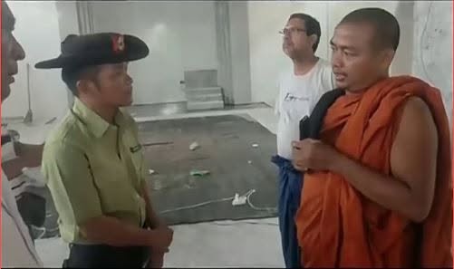 မန္တလေးက ဆောက်လုပ်ဆဲ ဗလီ ချိပ်ပိတ်ခံရပြီး မည်သူမျှ သွားလာခွင့်မရှိစေဖို့ ပုဒ်မ ၁၄၄ ထုတ်ပြန်ထား