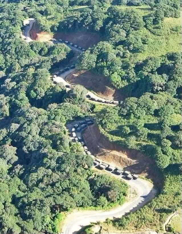 မကွေးကနေ ယောနယ်ဘက်ကို ကားအစီးရေ ၂၀၀ ဝန်းကျင်ပါတဲ့ စစ်ကြောင်းပို့နေ့ကာ ချင်းပြည်နယ်ကို ဝင်နိုင်တယ်လို့ဆို