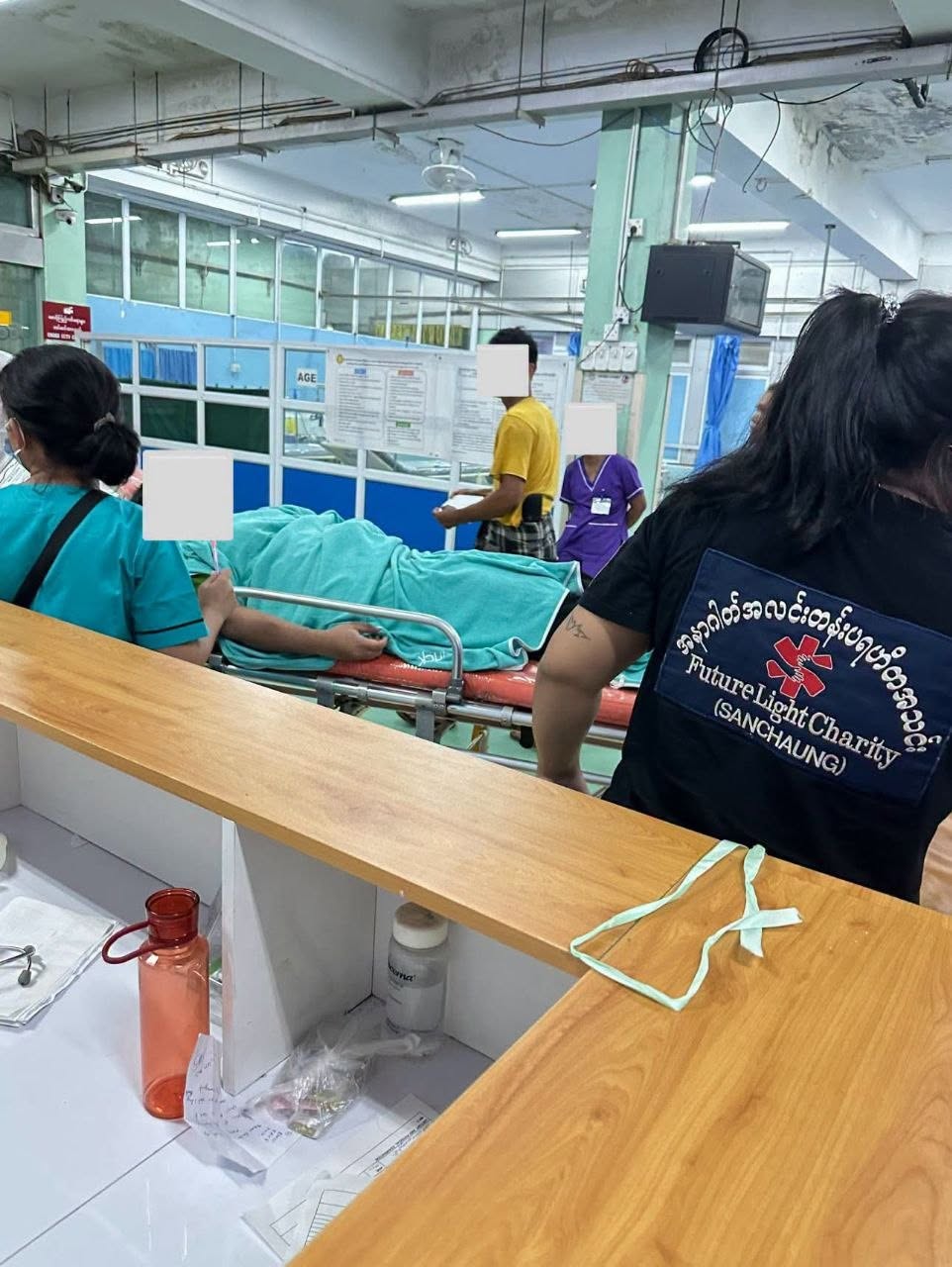 အလှပြင်ဆိုင်မှာ မီးပြတ်ချိန် မီးစက်နှိုးထားရာက အောက်ဆီဂျင်ပြတ်ပြီး အမျိုးသမီး ၅ ဦး သတိလစ်မေ့မျော
