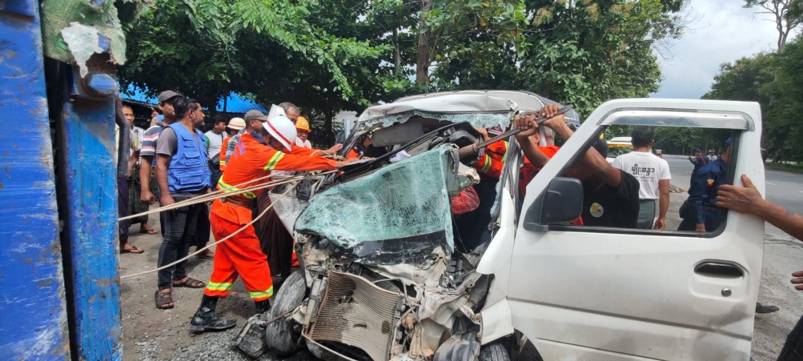 မန္တလေးတိုင်းမှာ ၂ ရက်အတွင်း ယာဉ်တိုက်မှုတွေ ၃ ကြိမ် ဖြစ်ပွားခဲ့ပြီး အမျိုးသား ၃ ဦး ဒဏ်ရာရကာ ၁ ဦး စိုးရိမ်ရ