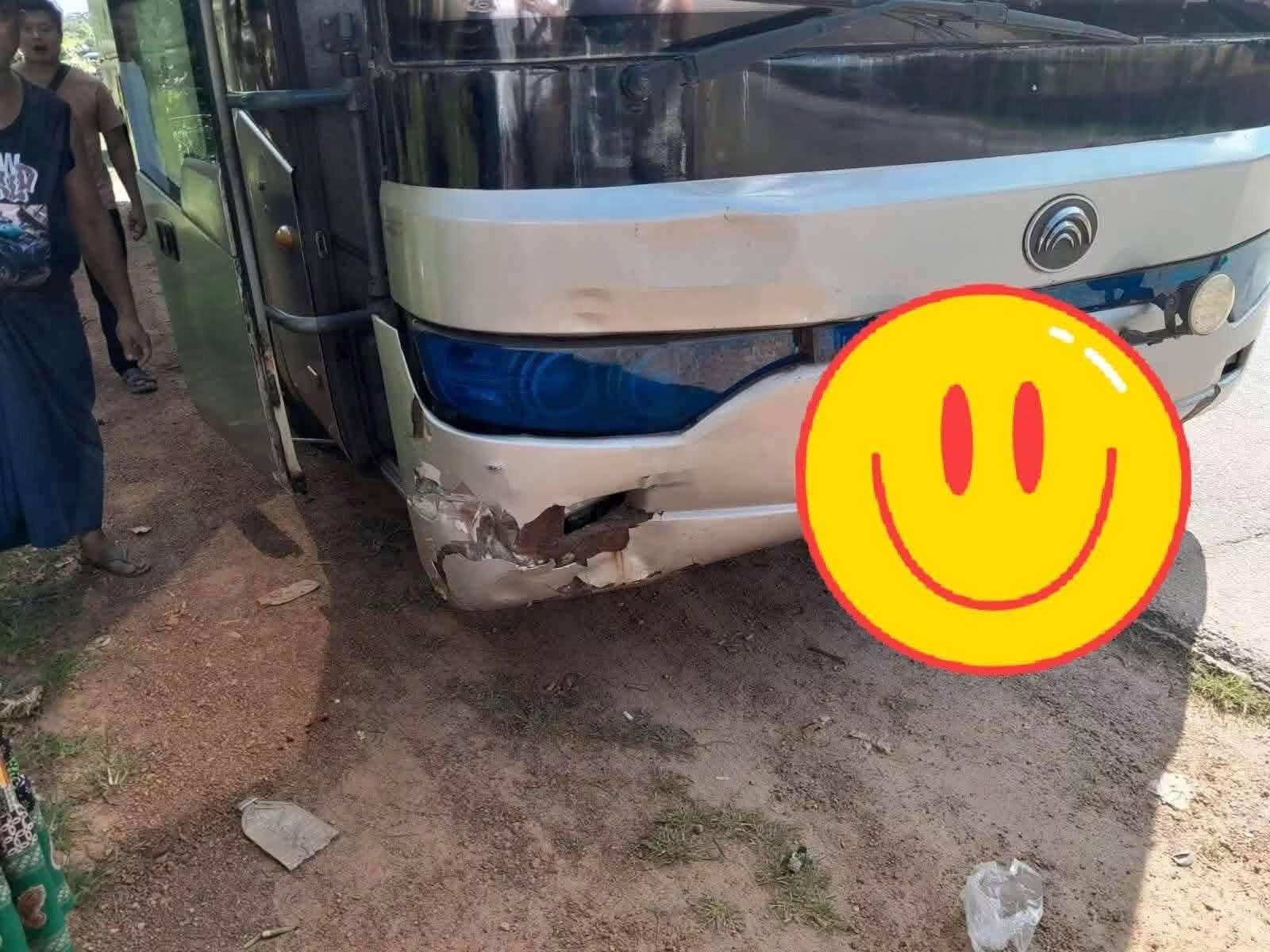 မိသားစု ၃ ဦး စီးနင်းလာတဲ့ဆိုင်ကယ်ကို Express ယာဉ်က အနောက်ကနေဝင်တိုက်လို့ အမျိုးသမီးဖြစ်သူ သေဆုံး