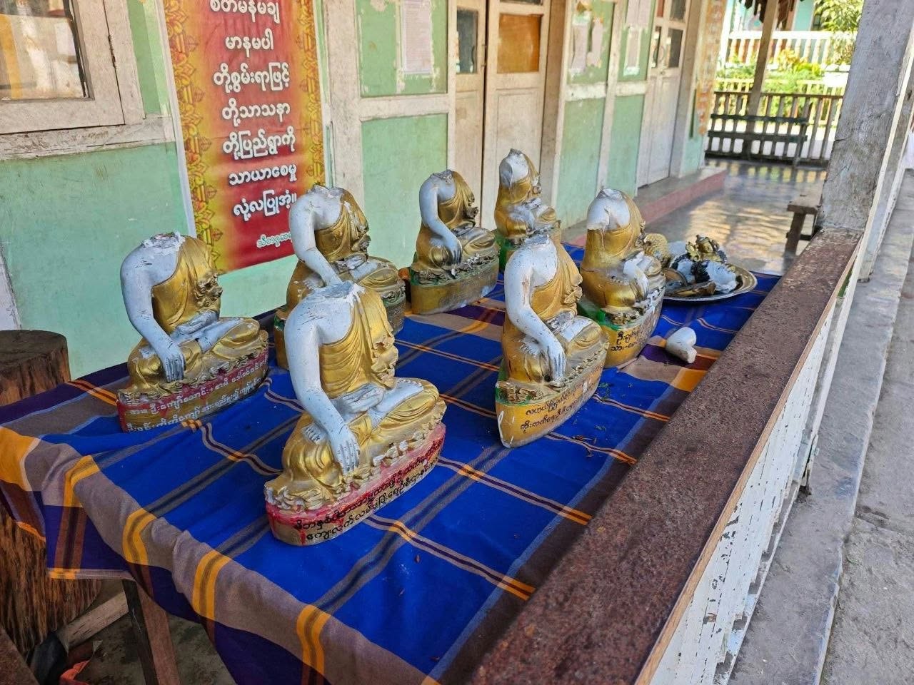 နာဂဒေသမှာ ဘုရားရုပ်ပွားတော်တွေ ဖျက်ဆီးခံနေရ