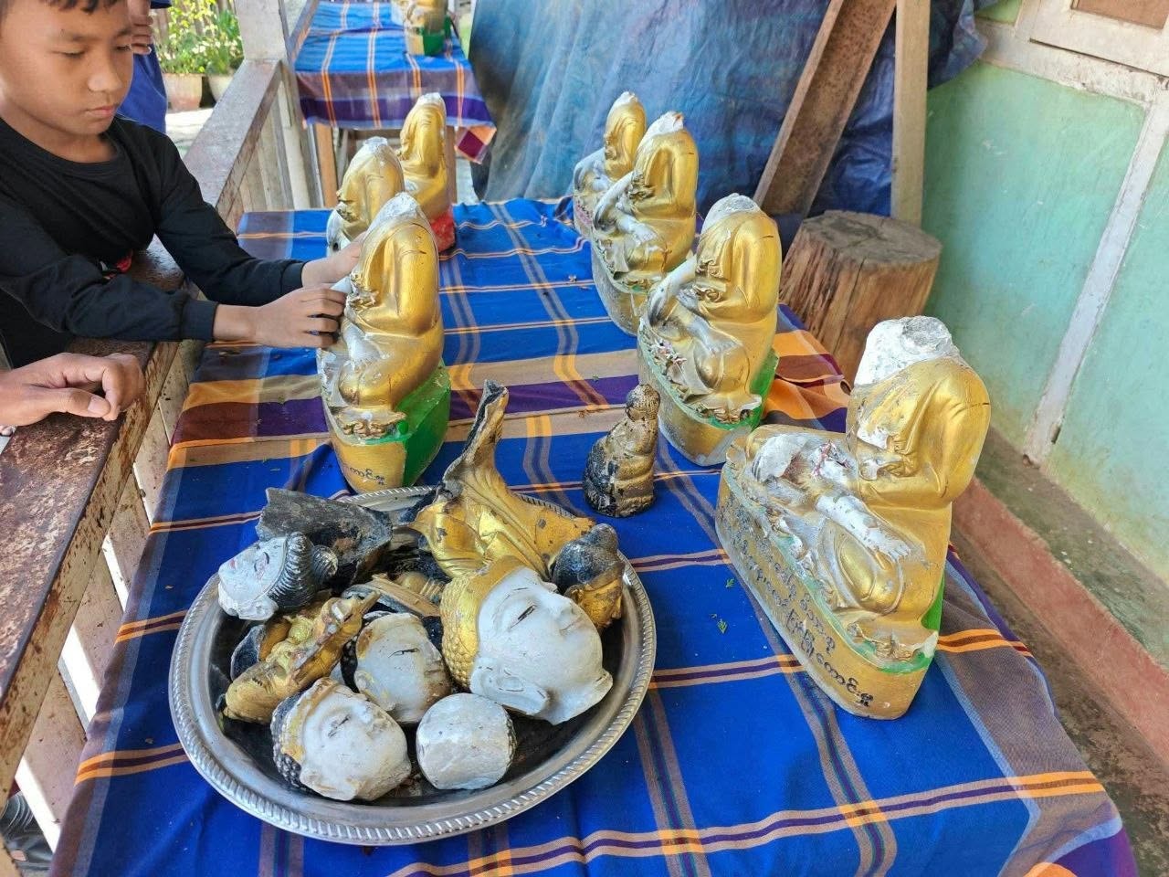 နာဂဒေသမှာ ဘုရားရုပ်ပွားတော်တွေ ဖျက်ဆီးခံနေရ