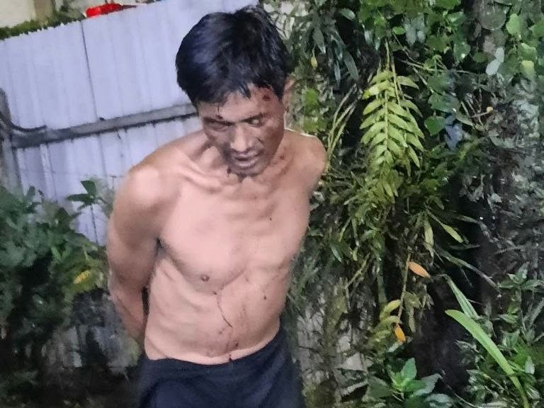 သူခိုးနဲ့ ယောကျာ်းဖြစ်သူတို့ လုံးထွေးသတ်ပုတ်နေစဉ် သံတုတ်နဲ့ ရိုက်ကာ ဝင်ရောက်ကူညီရာက ယောကျာ်းကော သူခိုးပါ ၁၀ ချက်စီ ချုပ်လိုက်ရ