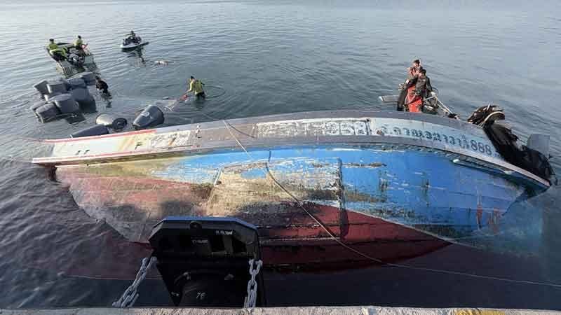 ထိုင်းငါးဖမ်းလှေ နစ်မြုပ်ပြီး ပျောက်ဆုံးနေခဲ့တဲ့ မြန်မာရေလုပ်သား ၆ ဦး ရုပ်အလောင်းအဖြစ် ပြန်တွေ့