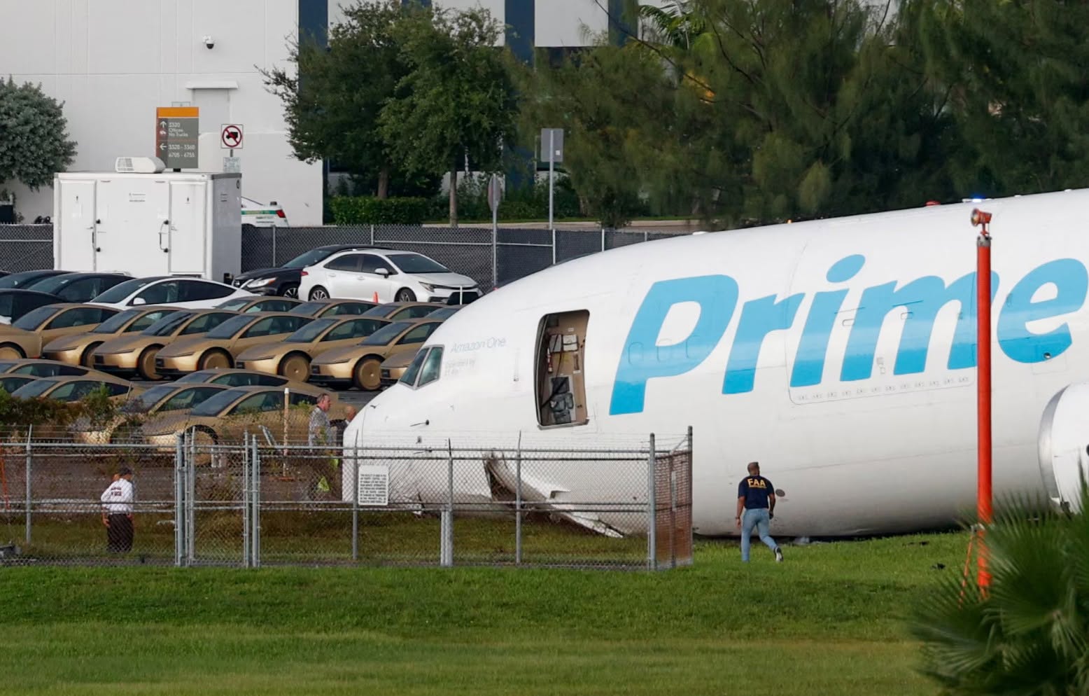 Amazon Prime Air cargo plane crashes at Miami airport, killing at least 5