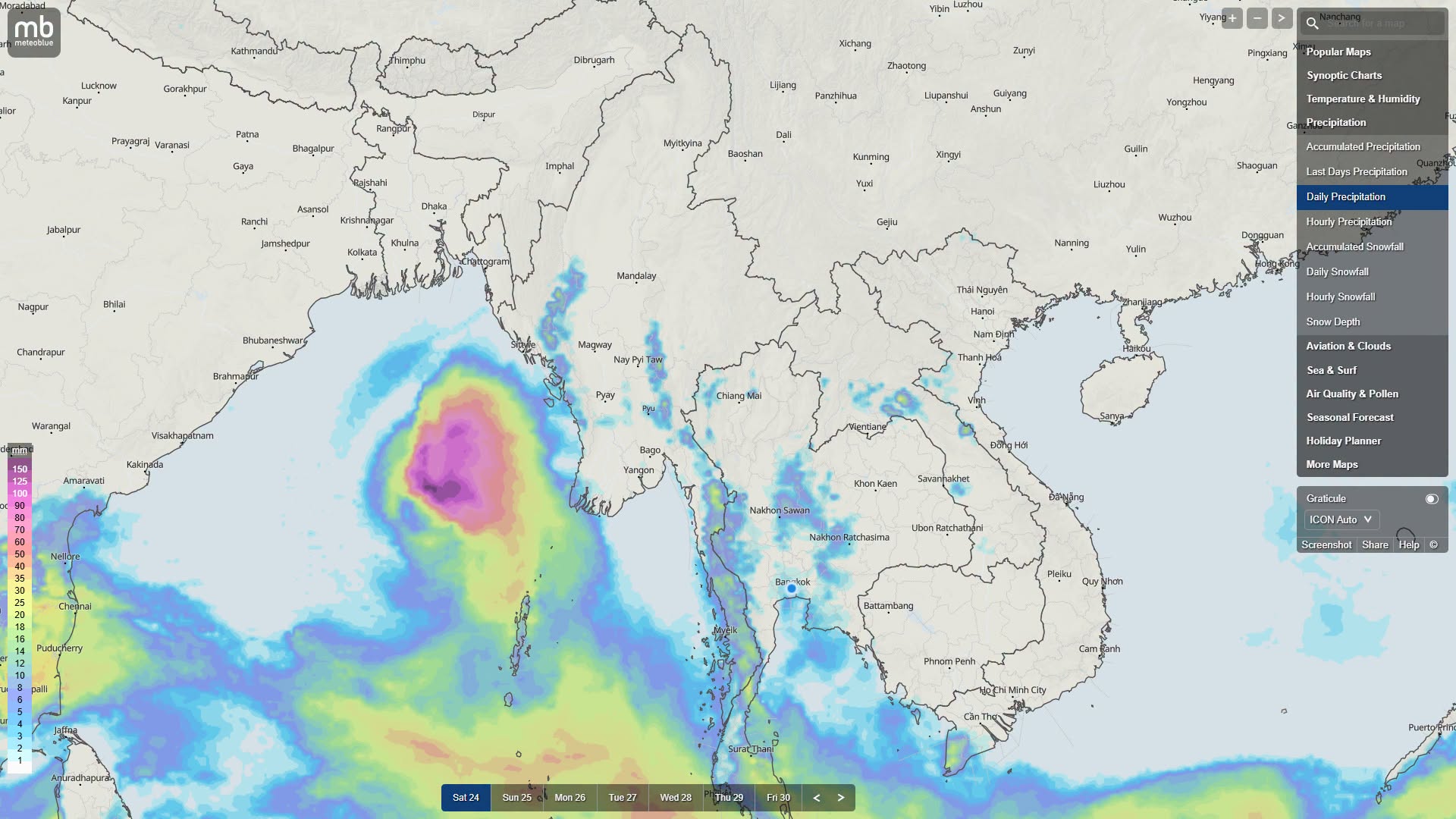 Cyclone Could Form, Heavy Rain Forecast Across Myanmar